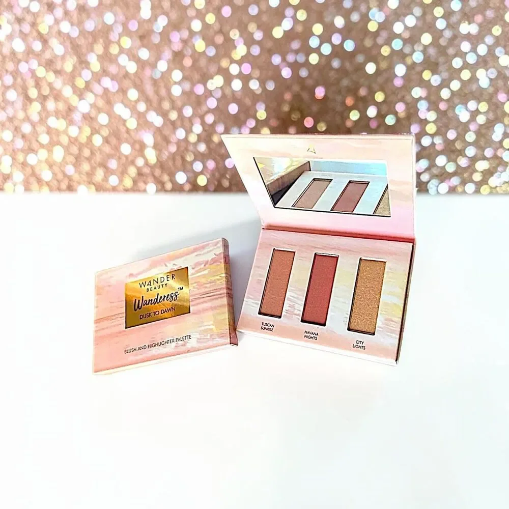 Wander Beauty Wanderess Dusk to Dawn Blush and Highlighter Palette NIB